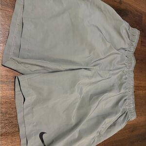 Nike Light Gray Sports Shorts